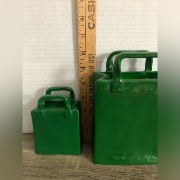 1980s Omnibus Ceramic Bag Vases - Picture 9 of 15